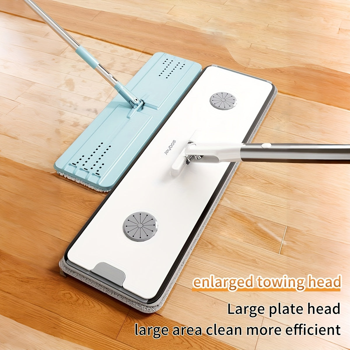 12.99 inch Microfiber Flat Mop And Bucket Set Floor Cleaning System, Wet Dry Mop For Wall Cleaner With Long Handle, Hardwood Floor Mop With Microfiber Cloths. Bedroom Bathrooms living Room Mops For Floor Cleaning