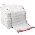 of 8 Ultra-Soft Dish Towels, Highly Absorbent And Reusable, Made of White Cotton Gauze for Use in The Kitchen And Dining Area