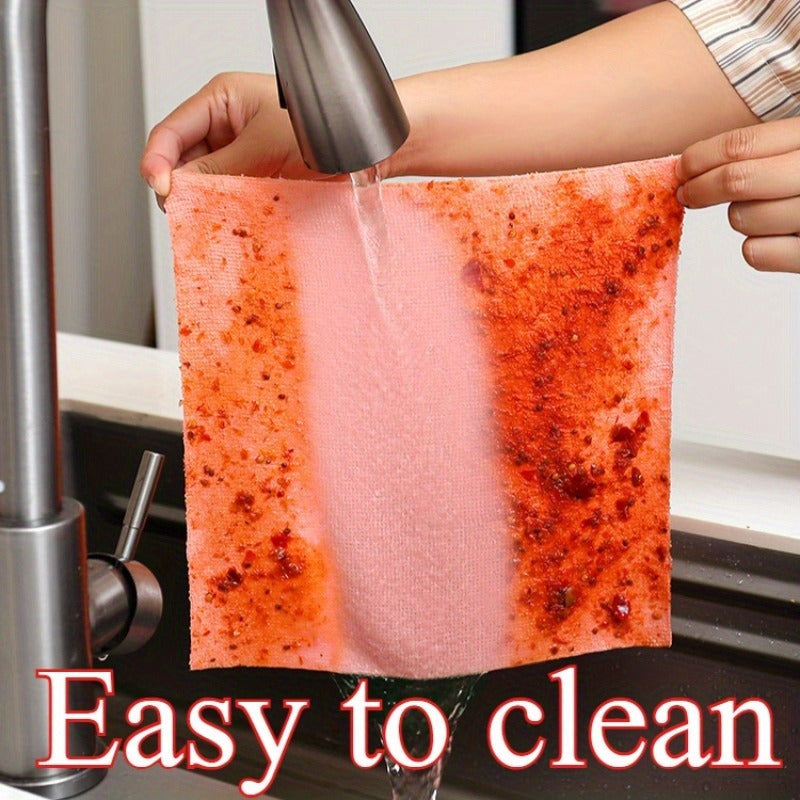 pcs Of Ultra-fine Fiber Cleaning Cloth, Multifunctional Reusable Household Kitchen Towel Roll, Easy to Clean Dishwashing Cloth, Car Cleaning Towel, Car Cleaning Tool, Suitable for Living Room, Bedroom, RV And Kitchen Cleaning Supplies