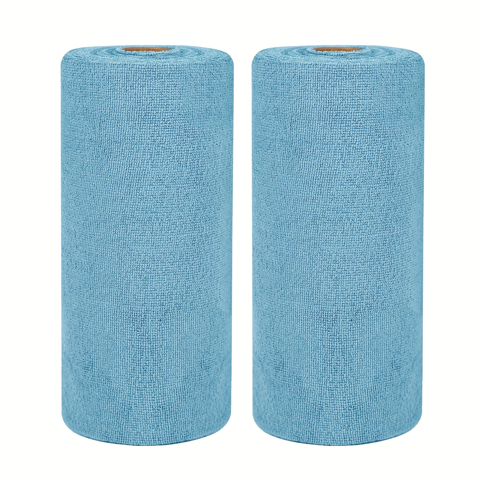 Reusable Microfiber\u002F\u002FNylon Cleaning Cloths Roll - Washable Tear-Off Paper Towels with 12×12 Absorbent Rags, Dishcloths Suitable for Kitchen, House, Car - Cost-Effective & Replacement Sheets