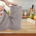 Reusable Microfiber Nylon Cleaning Cloths Roll - Washable Tear-Off Paper Towels with 12×12 Absorbent Rags, Dishcloths Suitable for Kitchen, House, Car - Cost-Effective & Replacement Sheets